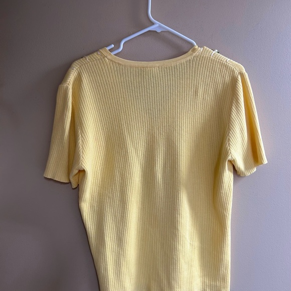 Vintage Yellow Rosebud Cardigan - Picture 5 of 5